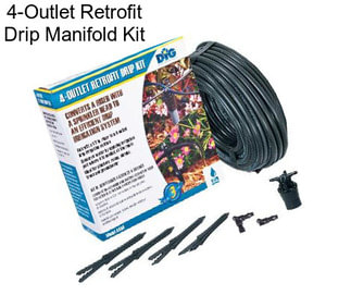 4-Outlet Retrofit Drip Manifold Kit