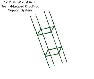 12.75 in. W x 54 in. H Resin 4-Legged CropProp Support System