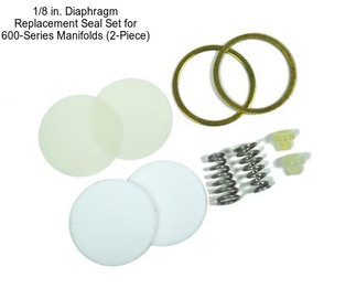 1/8 in. Diaphragm Replacement Seal Set for 600-Series Manifolds (2-Piece)