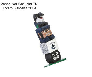 Vancouver Canucks Tiki Totem Garden Statue