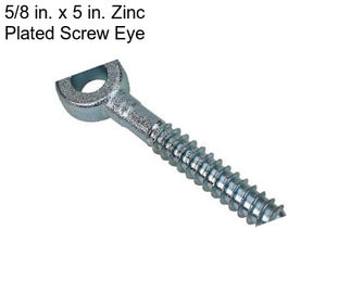 5/8 in. x 5 in. Zinc Plated Screw Eye