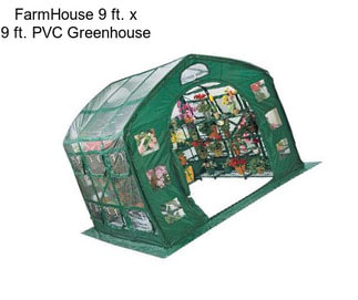 FarmHouse 9 ft. x 9 ft. PVC Greenhouse