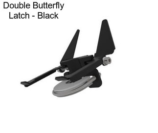 Double Butterfly Latch - Black