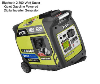 Bluetooth 2,300-Watt Super Quiet Gasoline Powered Digital Inverter Generator