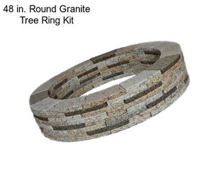 48 in. Round Granite Tree Ring Kit