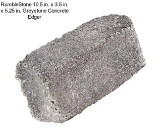 RumbleStone 10.5 in. x 3.5 in. x 5.25 in. Greystone Concrete Edger