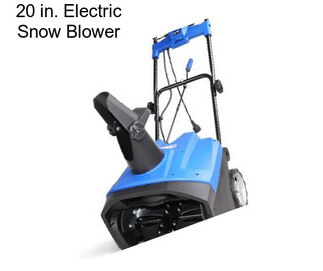 20 in. Electric Snow Blower