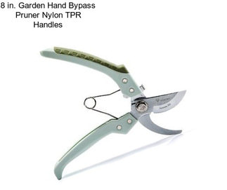 8 in. Garden Hand Bypass Pruner Nylon TPR Handles