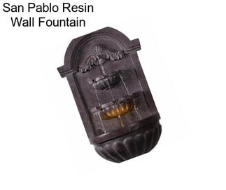 San Pablo Resin Wall Fountain