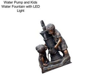 Water Pump and Kids Water Fountain with LED Light