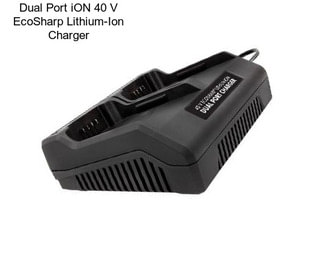 Dual Port iON 40 V EcoSharp Lithium-Ion Charger