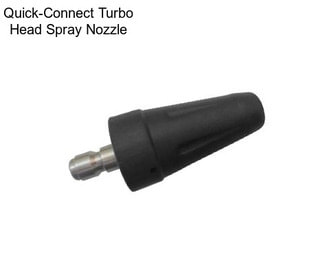 Quick-Connect Turbo Head Spray Nozzle