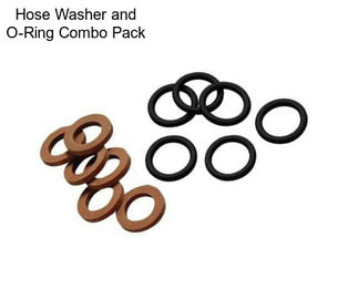 Hose Washer and O-Ring Combo Pack