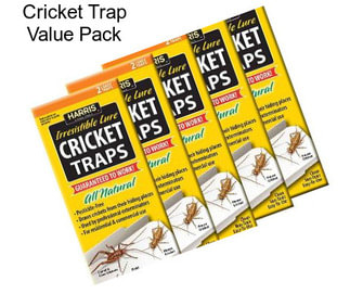 Cricket Trap Value Pack