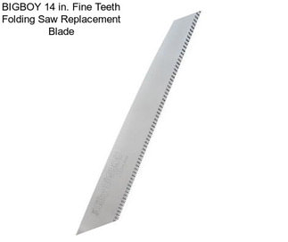 BIGBOY 14 in. Fine Teeth Folding Saw Replacement Blade