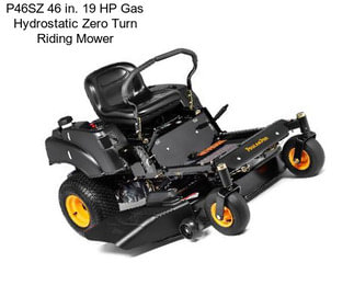 P46SZ 46 in. 19 HP Gas Hydrostatic Zero Turn Riding Mower