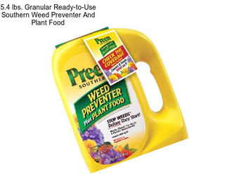 5.4 lbs. Granular Ready-to-Use Southern Weed Preventer And Plant Food