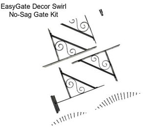 EasyGate Decor Swirl No-Sag Gate Kit