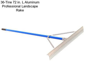 36-Tine 72 in. L Aluminum Professional Landscape Rake