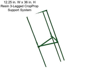 12.25 in. W x 36 in. H Resin 3-Legged CropProp Support System