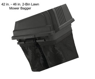 42 in. - 46 in. 2-Bin Lawn Mower Bagger