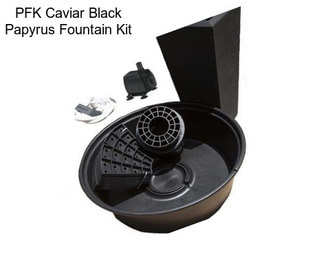 PFK Caviar Black Papyrus Fountain Kit