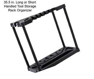 35.5 in. Long or Short Handled Tool Storage Rack Organizer