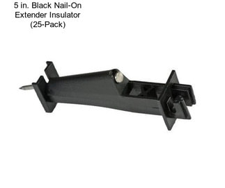 5 in. Black Nail-On Extender Insulator (25-Pack)