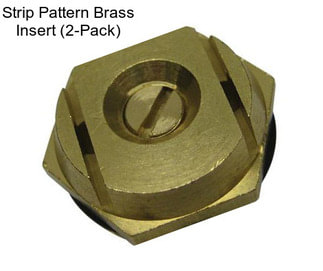 Strip Pattern Brass Insert (2-Pack)