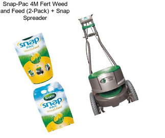 Snap-Pac 4M Fert Weed and Feed (2-Pack) + Snap Spreader