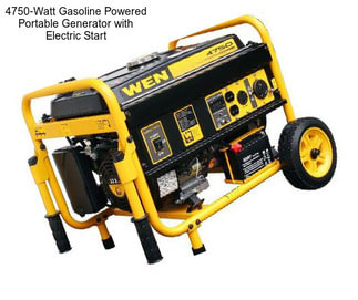 4750-Watt Gasoline Powered Portable Generator with Electric Start