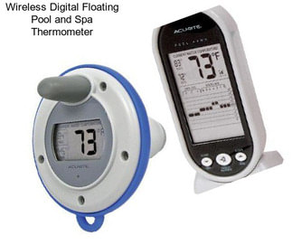 Wireless Digital Floating Pool and Spa Thermometer