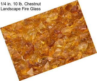 1/4 in. 10 lb. Chestnut Landscape Fire Glass