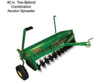 40 in. Tow-Behind Combination Aerator-Spreader