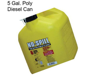 5 Gal. Poly Diesel Can