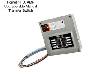 Homelink 50 AMP Upgrade-able Manual Transfer Switch
