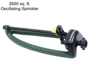 2650 sq. ft. Oscillating Sprinkler