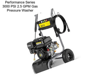 Performance Series 3000 PSI 2.5 GPM Gas Pressure Washer