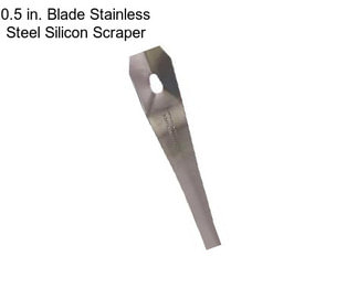 0.5 in. Blade Stainless Steel Silicon Scraper