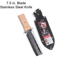 7.5 in. Blade Stainless Steel Knife