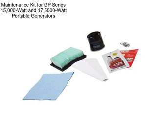 Maintenance Kit for GP Series 15,000-Watt and 17,5000-Watt Portable Generators