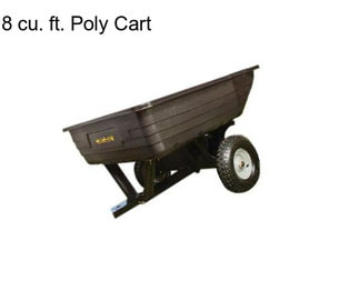 8 cu. ft. Poly Cart