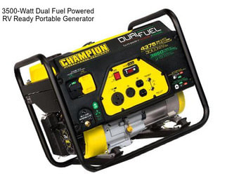3500-Watt Dual Fuel Powered RV Ready Portable Generator