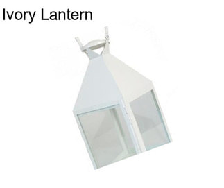 Ivory Lantern