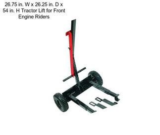 26.75 in. W x 26.25 in. D x 54 in. H Tractor Lift for Front Engine Riders