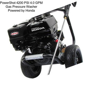 PowerShot 4200 PSI 4.0 GPM Gas Pressure Washer Powered by Honda