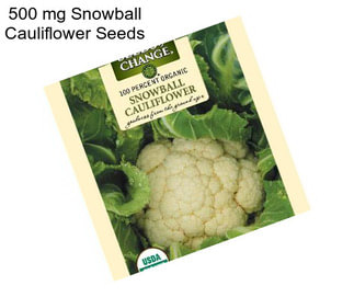 500 mg Snowball Cauliflower Seeds