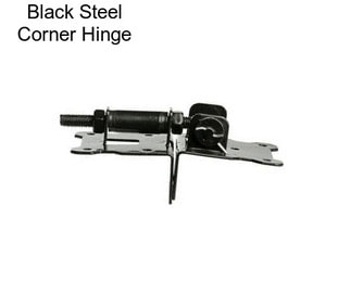 Black Steel Corner Hinge