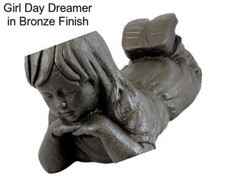 Girl Day Dreamer in Bronze Finish