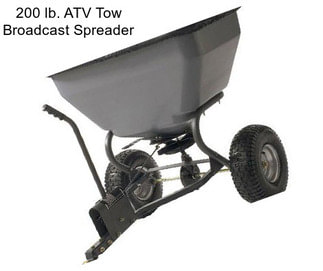 200 lb. ATV Tow Broadcast Spreader